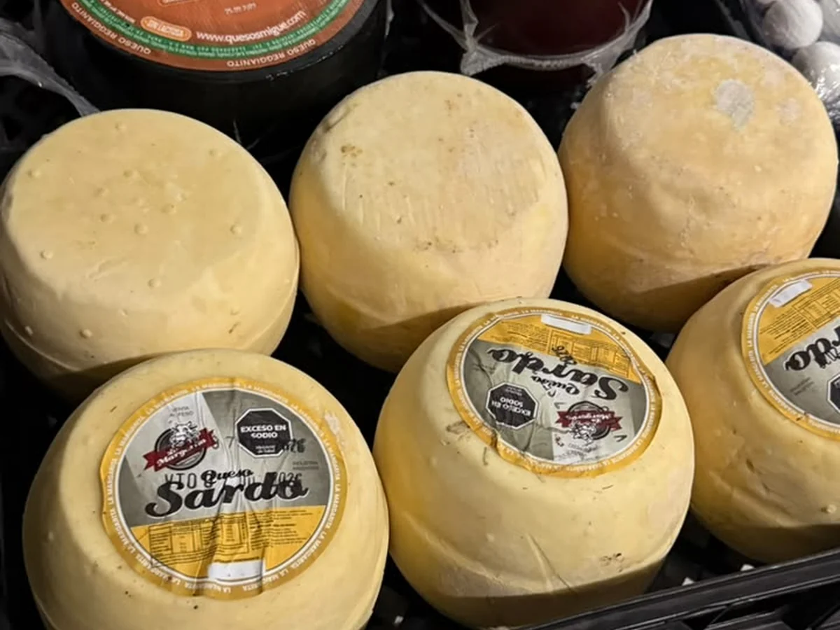 Variedad de quesos de La Nueva Polonesa